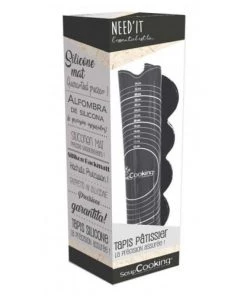 ScrapCooking Ustensiles De Cuisine Et De Pâtisserie Tapis De Pâtissier En Silicone 60 X 43,5 Cm -Poêles et wok Soldes tapis de patissier en silicone 60 x 43 5 cm 2