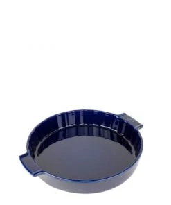 Peugeot Saveurs Plats à Four Tourtière Céramique Ardoise D28cm -Poêles et wok Soldes tourtiere ceramique bleu profond d28cm