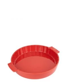 Peugeot Saveurs Plats à Four Tourtière Céramique Ardoise D28cm -Poêles et wok Soldes tourtiere ceramique rouge d28cm