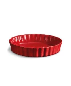 Emile Henry Plats à Four Tourtière Haute Grand Cru En Céramique Rouge