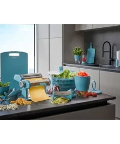 GEFU Ustensiles De Cuisine Et De Pâtisserie Trancheur Universel En Plastique Bleu -Poêles et wok Soldes trancheur universel en plastique bleu 2