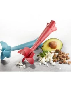 GEFU Ustensiles De Cuisine Et De Pâtisserie Trancheur Universel En Plastique Rouge -Poêles et wok Soldes trancheur universel en plastique rouge 1