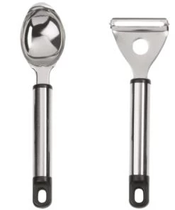 Tectake Ustensiles De Cuisine Et De Pâtisserie Ustensiles De Cuisine 13 Pièces Argent Avec Support Mural -Poêles et wok Soldes ustensiles de cuisine 13 pieces argent avec support mural 5