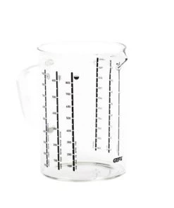 GEFU Ustensiles De Cuisine Et De Pâtisserie Verre Doseur 1000 Ml En Verre Transparent