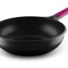 Castey Poêles Et Wok Wok 28cm Antiadhésif, Fonte D’aluminium, Manche Amovible, Tous Feux -Poêles et wok Soldes wok 28cm antiadhesif fonte d aluminium manche amovible tous feux 4