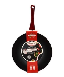 Menastyl Poêles Et Wok Wok Compatible Induction En Aluminium 28 Cm -Poêles et wok Soldes wok compatible induction en aluminium 28 cm 1