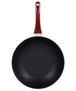 Menastyl Poêles Et Wok Wok Compatible Induction En Aluminium 28 Cm -Poêles et wok Soldes wok compatible induction en aluminium 28 cm 2