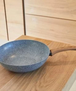 Kitchen Move Poêles Et Wok Wok Induction Aluminium Gris -Poêles et wok Soldes wok induction aluminium gris 3